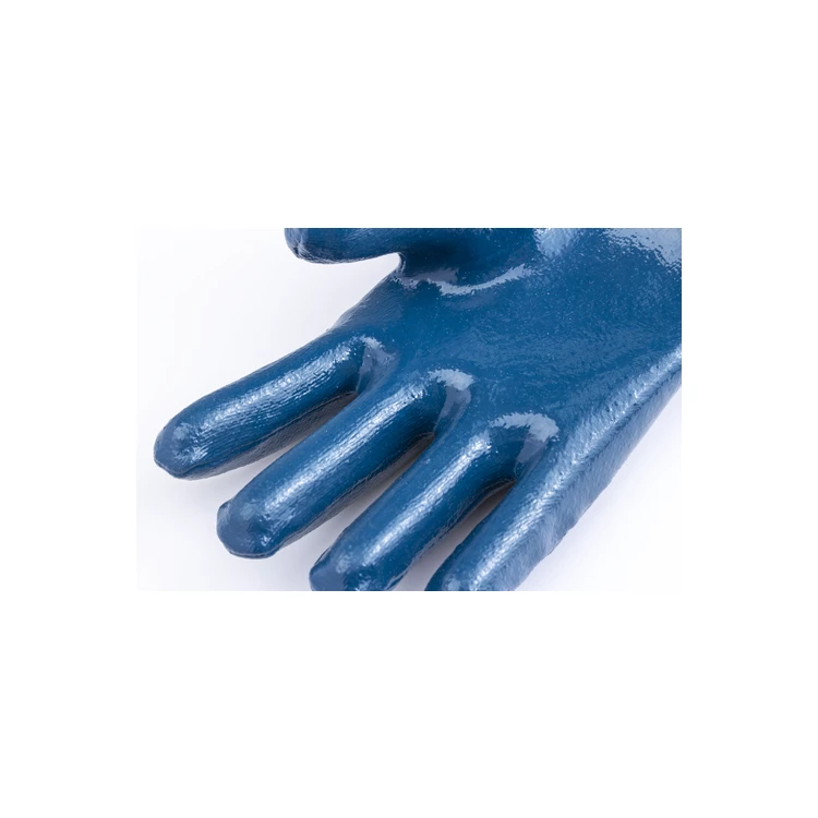 EUROSTRONG 9620 blue full dble nit gloves, safety cuff, S.