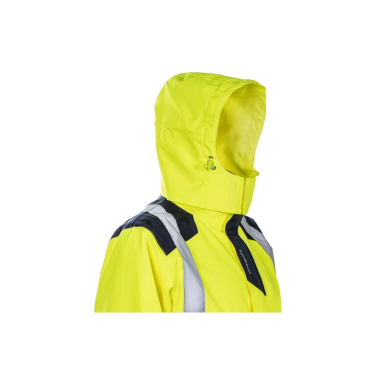 SANGAKU Rain parka Yellow HV Navy