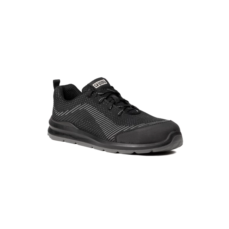 MILERITE SAFETY SHOES LOW BLACK AND GREY S.