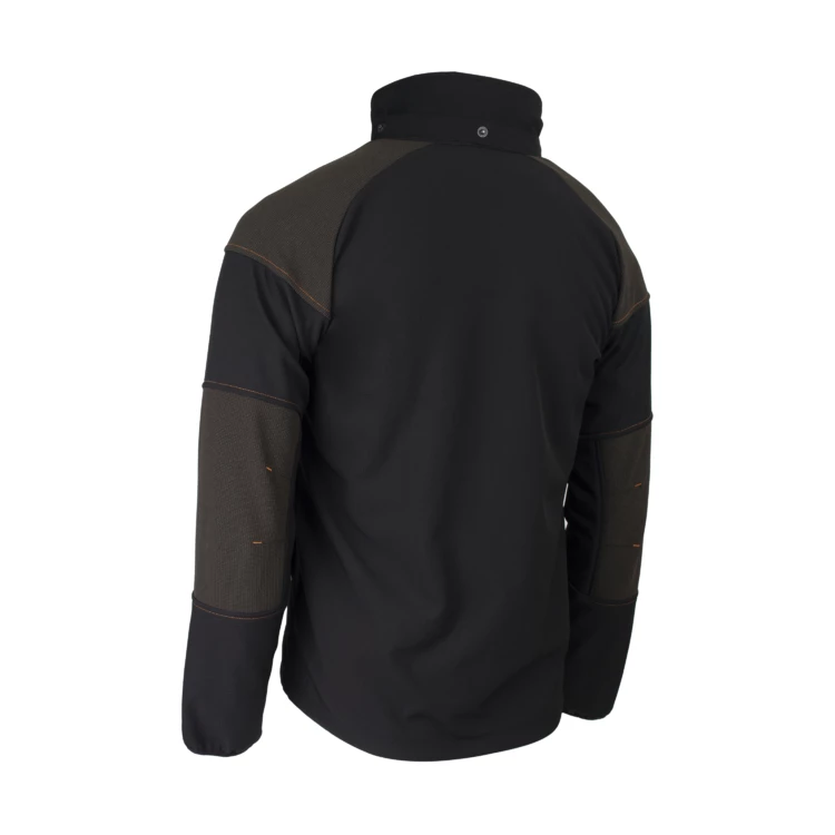 YUKI II Softshell Jacket Black/Pumpkin