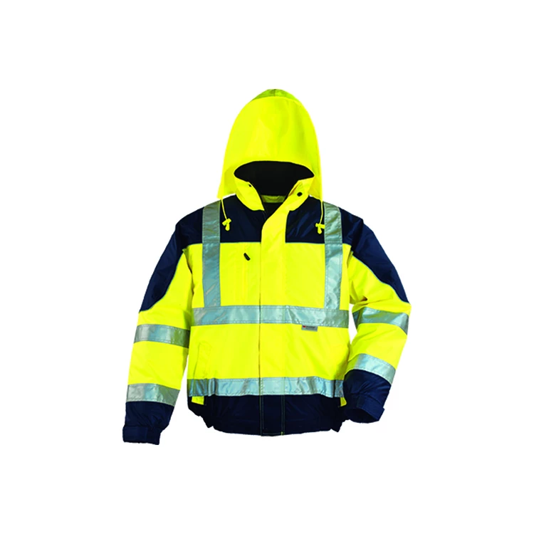 Jacket AIRPORT hi-viz yellow navy