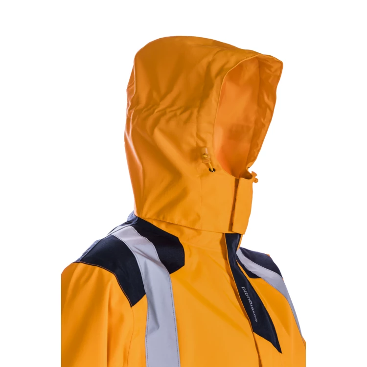 SANGAKU Rain parka Orange HV Navy