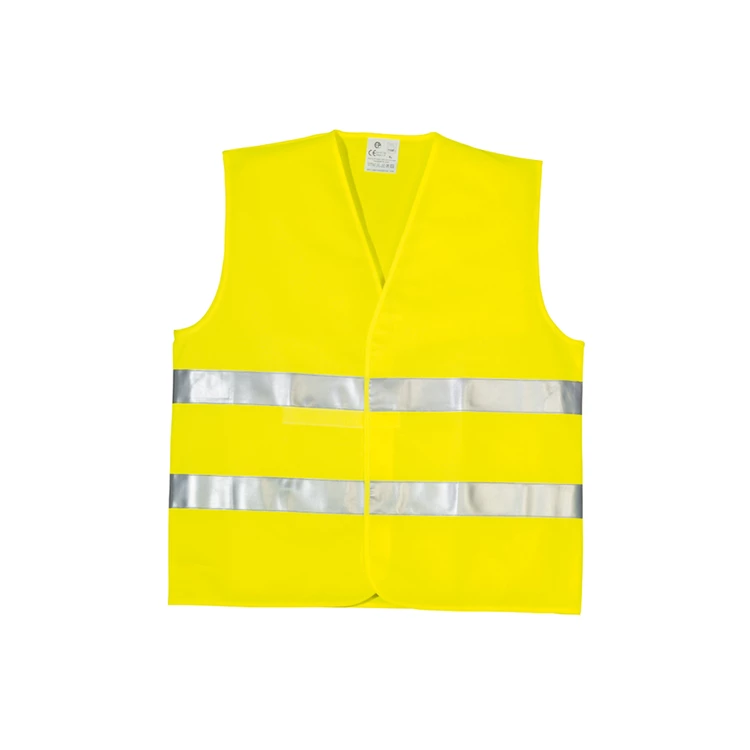 HiViz Waistcaot Yellow double band