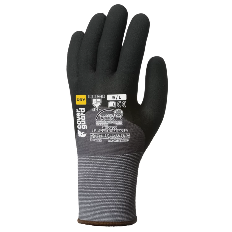 EUROLITE 15N606D gloves, nit. palm+3/4back+dots*CAR*, S.