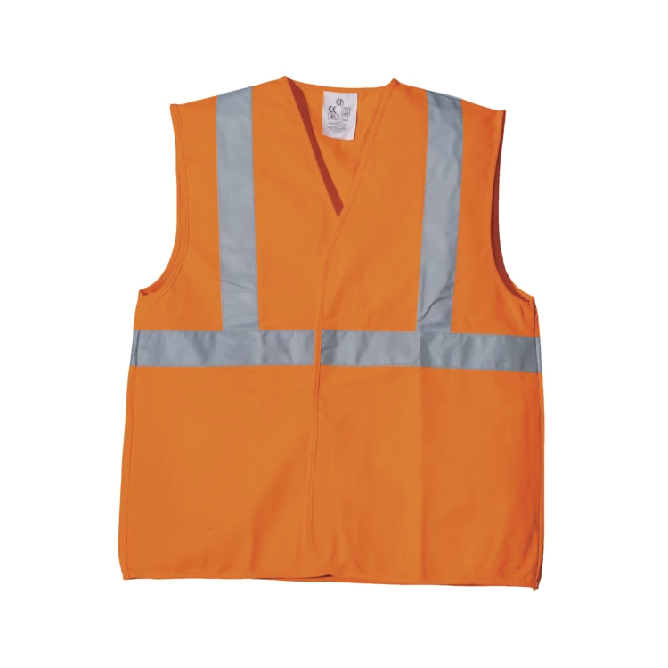 HiViz Waistcaot Orange doubel crossbelt