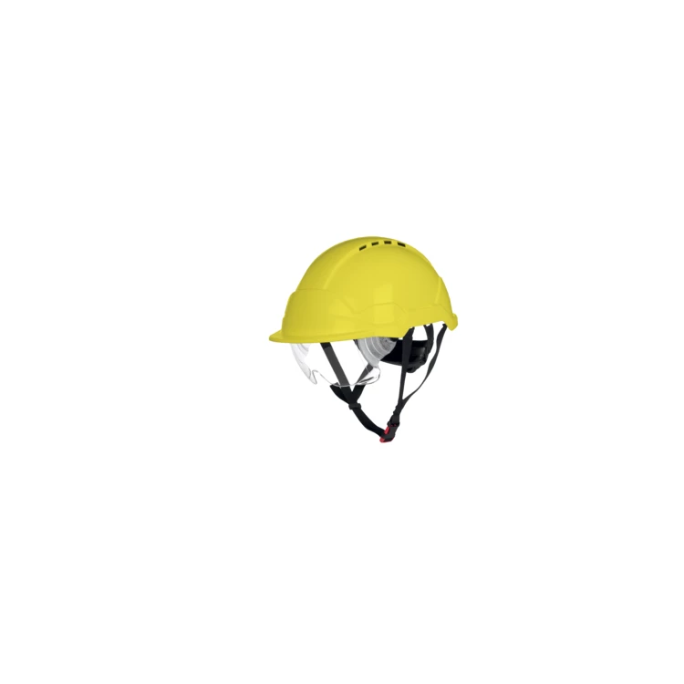 SAFETY HELMET PHOENIX WIND ABS yellow HV SMOKED LENS