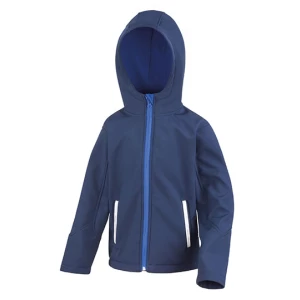 Junior\u0020TX\u0020Performance\u0020Hooded\u0020Soft\u0020Shell\u0020Jacket - Navy