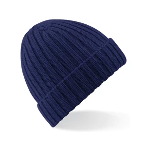 Chunky\u0020Ribbed\u0020Beanie - Oxford Navy