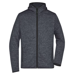 Men\u0027s\u0020Knitted\u0020Fleece\u0020Hoody - Dark Melange