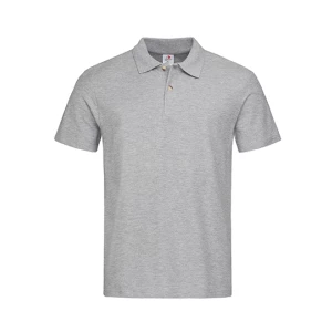 Short\u0020Sleeve\u0020Polo - Grey Heather