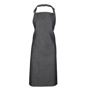 Colours\u0020Collection\u0020Bib\u0020Apron - Black Denim (ca. Pantone 433C)