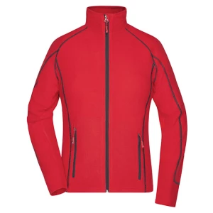 Ladies\u0027\u0020Structure\u0020Fleece\u0020Jacket - Red