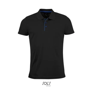 Men\u0027s\u0020Sports\u0020Polo\u0020Shirt\u0020Performer - Black