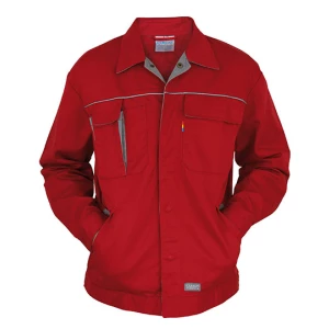 Contrast\u0020Work\u0020Jacket - Red