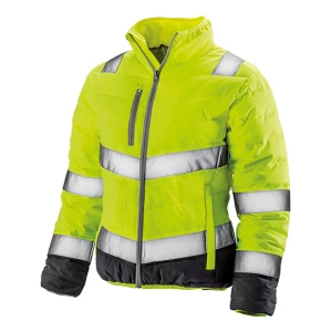 Women\u0027s\u0020Soft\u0020Padded\u0020Safety\u0020Jacket - Fluorescent Yellow