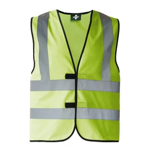 Hi\u002DVis\u0020Safety\u0020Vest\u0020With\u00204\u0020Reflective\u0020Stripes\u0020Hannover - Lime Green