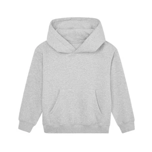 Kids\u0027\u0020Essential\u0020Hoodie - Heather Grey Melange