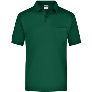 Polo\u002DPiqu\u00E9\u0020Pocket - Dark Green