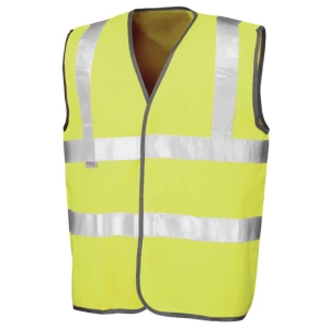 Safety\u0020Hi\u002DVis\u0020Vest\u0020Using\u00203M\u2122 - Fluorescent Yellow