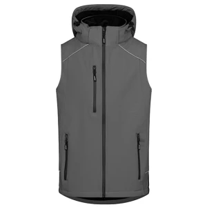 Men\u0027s\u0020Softshell\u0020Vest - Steel Gray