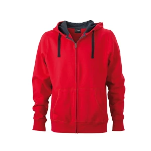 Men\u0027s\u0020Hooded\u0020Jacket - Red