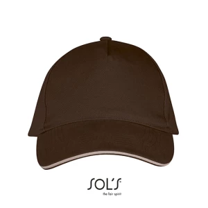 Five\u0020Panels\u0020Cap\u0020Long\u0020Beach - Chocolate