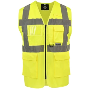 Multifunctional\u0020Hi\u002DVis\u0020Mesh\u002DVest\u0020Athens - Signal Yellow