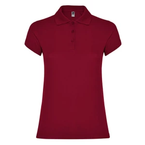 Women\u0027s\u0020Star\u0020Poloshirt - Garnet Red 57