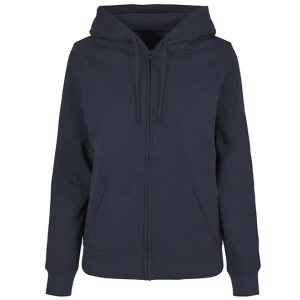 Ladies\u0020Basic\u0020Zip\u0020Hoody - Navy