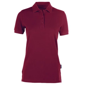 Women\u0027s\u0020Heavy\u0020Polo - Bordeaux