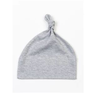 Baby\u0020One\u0020Knot\u0020Hat - Heather Grey Melange