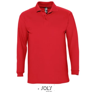 Long\u0020Sleeve\u0020Polo\u0020Winter\u0020II - Red