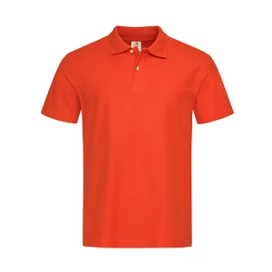 Short\u0020Sleeve\u0020Polo - Brilliant Orange