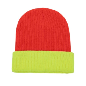 Two\u002DTone\u0020Beanie - Orange