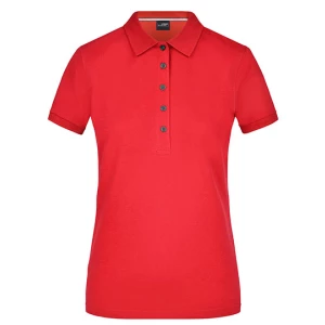 Ladies\u0027\u0020Pima\u0020Polo - Light Red