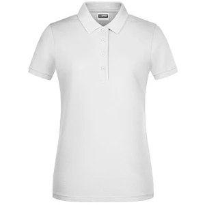 Ladies\u0027\u0020Basic\u0020Polo - White