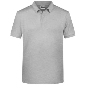 Men\u0027s\u0020Basic\u0020Polo - Grey Heather