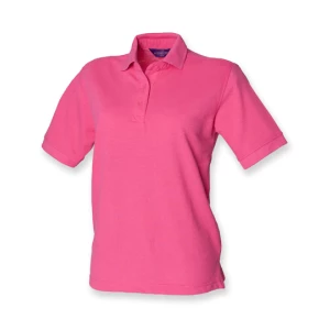 Ladies\u0027\u002065\/35\u0020Classic\u0020Piqu\u00E9\u0020Polo\u0020Shirt - Fuchsia