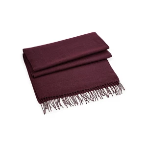 Classic\u0020Woven\u0020Scarf - Burgundy