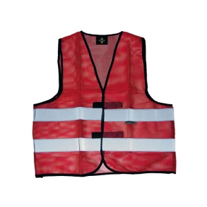 Hi\u002DVis\u0020Mesh\u0020Safety\u0020Vest\u0020Thessaloniki - Red