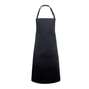 Oversized\u0020Bib\u0020Apron\u0020Basic\u0020with\u0020Buckle\u0020and\u0020Pocket - Black (ca. Pantone 419C)