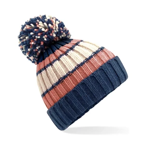 Hygge\u0020Striped\u0020Beanie - Marshmallow Sundae