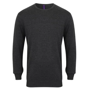 Men\u0027s\u0020Lightweight\u0020Crew\u0020Neck\u0020Jumper - Grey Marl