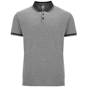 Bowie\u0020Poloshirt - Black Melange 243