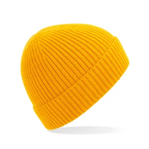 Engineered\u0020Knit\u0020Ribbed\u0020Beanie - Sun Yellow