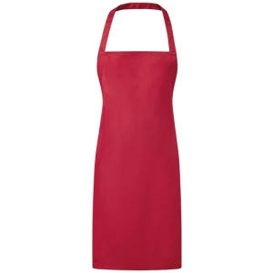 Essential\u0020Bib\u0020Apron - Red (ca. Pantone 201C)