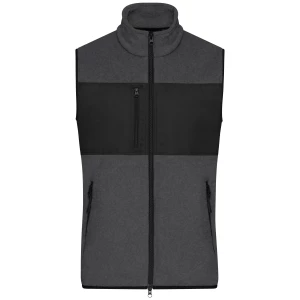 Men\u0027s\u0020Fleece\u0020Vest - Dark Melange