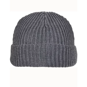 Recycled\u0020Yarn\u0020Fisherman\u0020Beanie - Asphalt