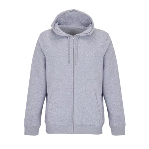 Unisex\u0020Full\u002DZip\u0020Hoodie\u0020Calipso - Grey Melange