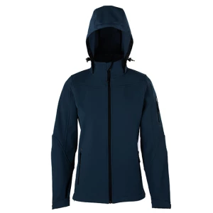 Women\u0027s\u0020Hooded\u0020Soft\u002DShell\u0020Jacket - Navy